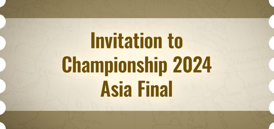 Invitation to Championship 2024 Asia Final
