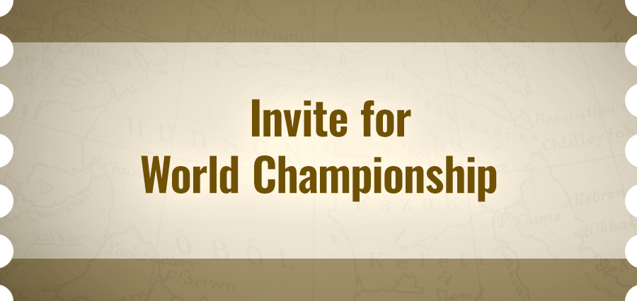 Invite for World Championship
