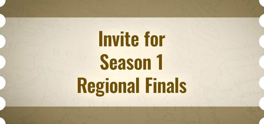 Invite for Season 1 Regional Finals