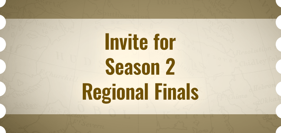 Invite for Season 1 Regional Finals