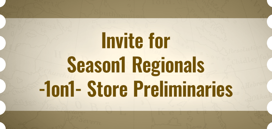 Invite for Regionals -1on1- Store Finals
