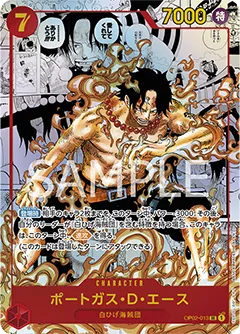 Card image of OP02-013 Portgas.D.Ace