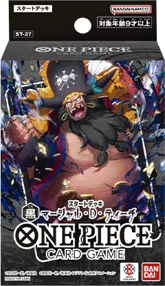 Product packaging image of STARTER DECK -BLACK Marshall.D.Teach- [ST-27]