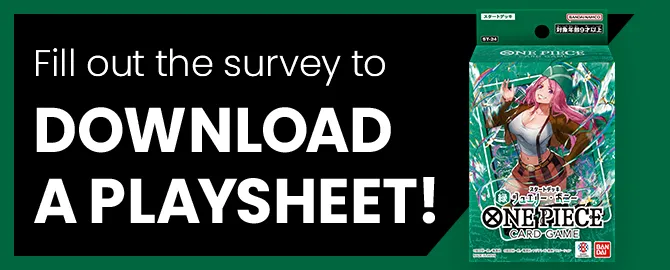 Fill out the survey to download a playsheet!